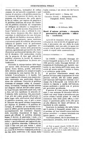 Annali della giurisprudenza italiana raccolta generale delle decisioni delle Corti di cassazione e d'appello in materia civile, criminale, commerciale, di diritto pubblico e amministrativo, e di procedura civile e penale