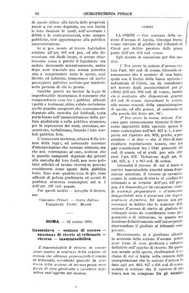 Annali della giurisprudenza italiana raccolta generale delle decisioni delle Corti di cassazione e d'appello in materia civile, criminale, commerciale, di diritto pubblico e amministrativo, e di procedura civile e penale