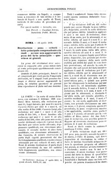 Annali della giurisprudenza italiana raccolta generale delle decisioni delle Corti di cassazione e d'appello in materia civile, criminale, commerciale, di diritto pubblico e amministrativo, e di procedura civile e penale