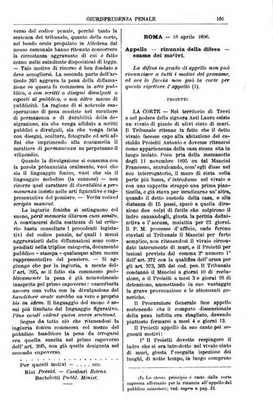 Annali della giurisprudenza italiana raccolta generale delle decisioni delle Corti di cassazione e d'appello in materia civile, criminale, commerciale, di diritto pubblico e amministrativo, e di procedura civile e penale