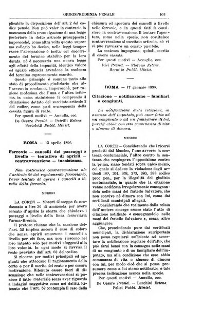 Annali della giurisprudenza italiana raccolta generale delle decisioni delle Corti di cassazione e d'appello in materia civile, criminale, commerciale, di diritto pubblico e amministrativo, e di procedura civile e penale