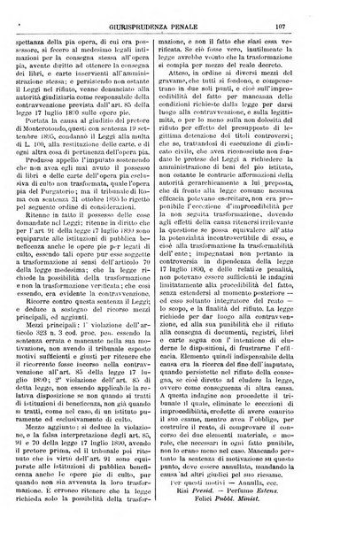 Annali della giurisprudenza italiana raccolta generale delle decisioni delle Corti di cassazione e d'appello in materia civile, criminale, commerciale, di diritto pubblico e amministrativo, e di procedura civile e penale