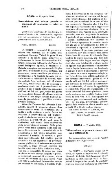 Annali della giurisprudenza italiana raccolta generale delle decisioni delle Corti di cassazione e d'appello in materia civile, criminale, commerciale, di diritto pubblico e amministrativo, e di procedura civile e penale