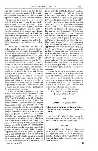 Annali della giurisprudenza italiana raccolta generale delle decisioni delle Corti di cassazione e d'appello in materia civile, criminale, commerciale, di diritto pubblico e amministrativo, e di procedura civile e penale