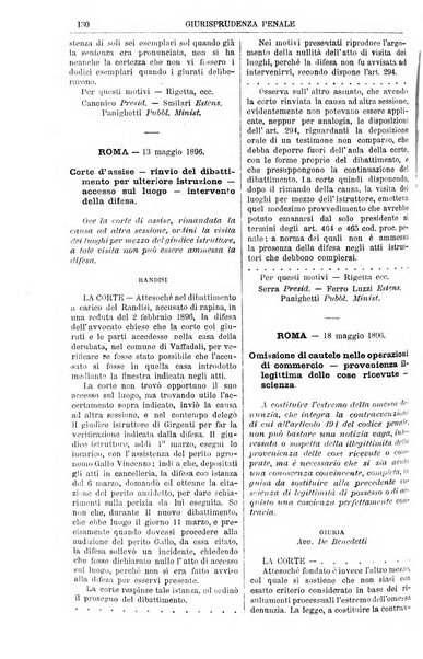 Annali della giurisprudenza italiana raccolta generale delle decisioni delle Corti di cassazione e d'appello in materia civile, criminale, commerciale, di diritto pubblico e amministrativo, e di procedura civile e penale