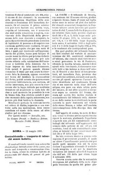 Annali della giurisprudenza italiana raccolta generale delle decisioni delle Corti di cassazione e d'appello in materia civile, criminale, commerciale, di diritto pubblico e amministrativo, e di procedura civile e penale