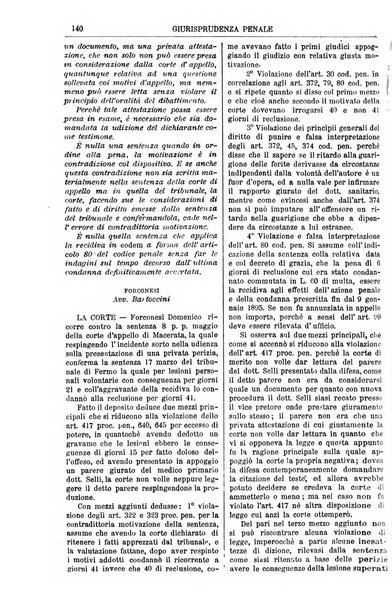 Annali della giurisprudenza italiana raccolta generale delle decisioni delle Corti di cassazione e d'appello in materia civile, criminale, commerciale, di diritto pubblico e amministrativo, e di procedura civile e penale