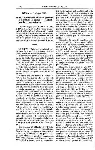 Annali della giurisprudenza italiana raccolta generale delle decisioni delle Corti di cassazione e d'appello in materia civile, criminale, commerciale, di diritto pubblico e amministrativo, e di procedura civile e penale