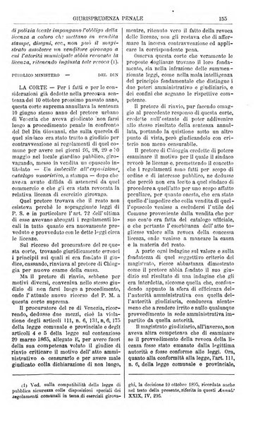 Annali della giurisprudenza italiana raccolta generale delle decisioni delle Corti di cassazione e d'appello in materia civile, criminale, commerciale, di diritto pubblico e amministrativo, e di procedura civile e penale