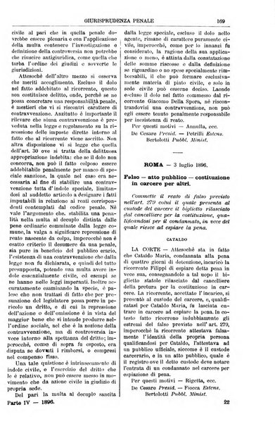 Annali della giurisprudenza italiana raccolta generale delle decisioni delle Corti di cassazione e d'appello in materia civile, criminale, commerciale, di diritto pubblico e amministrativo, e di procedura civile e penale