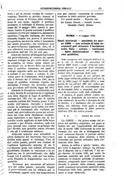 Annali della giurisprudenza italiana raccolta generale delle decisioni delle Corti di cassazione e d'appello in materia civile, criminale, commerciale, di diritto pubblico e amministrativo, e di procedura civile e penale