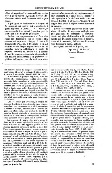 Annali della giurisprudenza italiana raccolta generale delle decisioni delle Corti di cassazione e d'appello in materia civile, criminale, commerciale, di diritto pubblico e amministrativo, e di procedura civile e penale