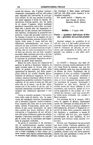 Annali della giurisprudenza italiana raccolta generale delle decisioni delle Corti di cassazione e d'appello in materia civile, criminale, commerciale, di diritto pubblico e amministrativo, e di procedura civile e penale