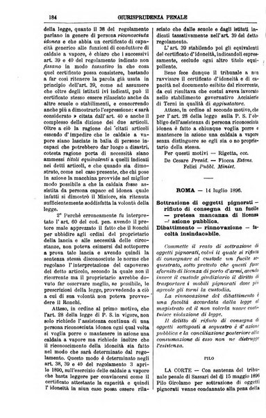 Annali della giurisprudenza italiana raccolta generale delle decisioni delle Corti di cassazione e d'appello in materia civile, criminale, commerciale, di diritto pubblico e amministrativo, e di procedura civile e penale