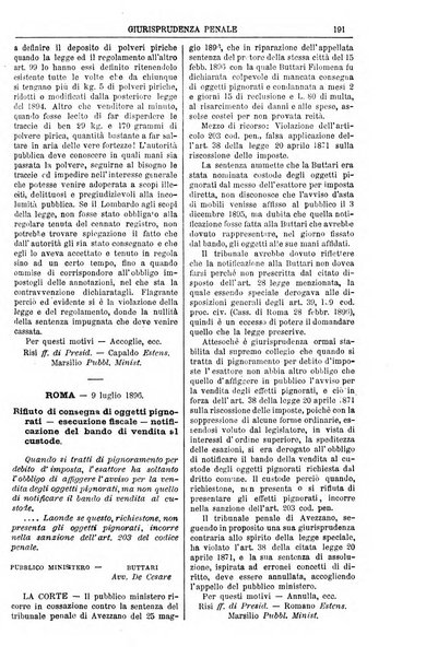 Annali della giurisprudenza italiana raccolta generale delle decisioni delle Corti di cassazione e d'appello in materia civile, criminale, commerciale, di diritto pubblico e amministrativo, e di procedura civile e penale