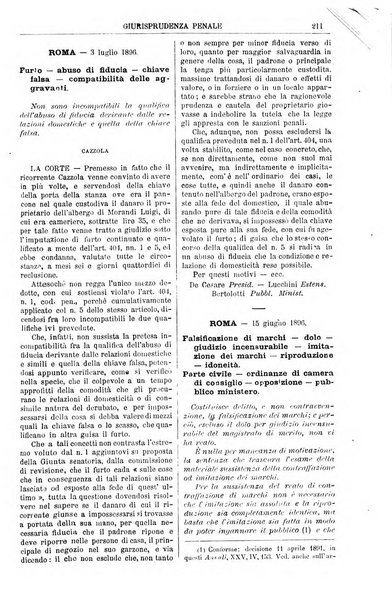 Annali della giurisprudenza italiana raccolta generale delle decisioni delle Corti di cassazione e d'appello in materia civile, criminale, commerciale, di diritto pubblico e amministrativo, e di procedura civile e penale