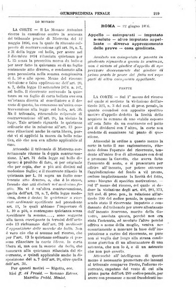 Annali della giurisprudenza italiana raccolta generale delle decisioni delle Corti di cassazione e d'appello in materia civile, criminale, commerciale, di diritto pubblico e amministrativo, e di procedura civile e penale