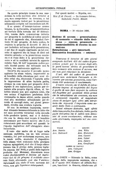 Annali della giurisprudenza italiana raccolta generale delle decisioni delle Corti di cassazione e d'appello in materia civile, criminale, commerciale, di diritto pubblico e amministrativo, e di procedura civile e penale