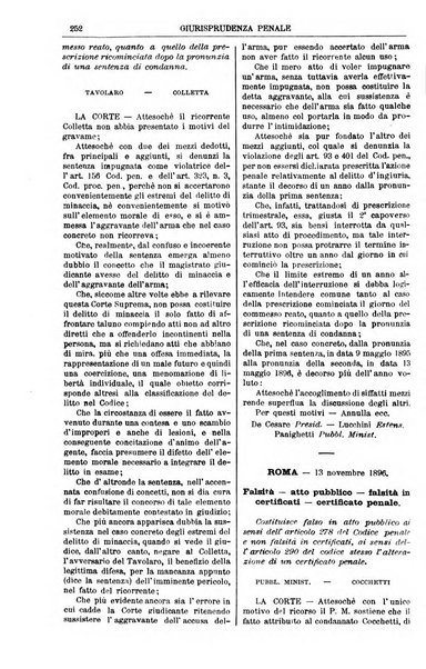 Annali della giurisprudenza italiana raccolta generale delle decisioni delle Corti di cassazione e d'appello in materia civile, criminale, commerciale, di diritto pubblico e amministrativo, e di procedura civile e penale