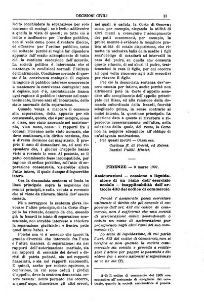 Annali della giurisprudenza italiana raccolta generale delle decisioni delle Corti di cassazione e d'appello in materia civile, criminale, commerciale, di diritto pubblico e amministrativo, e di procedura civile e penale