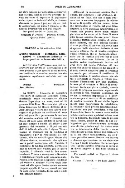 Annali della giurisprudenza italiana raccolta generale delle decisioni delle Corti di cassazione e d'appello in materia civile, criminale, commerciale, di diritto pubblico e amministrativo, e di procedura civile e penale