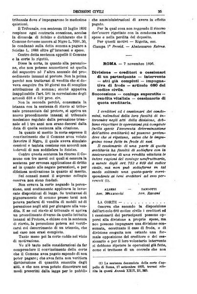 Annali della giurisprudenza italiana raccolta generale delle decisioni delle Corti di cassazione e d'appello in materia civile, criminale, commerciale, di diritto pubblico e amministrativo, e di procedura civile e penale