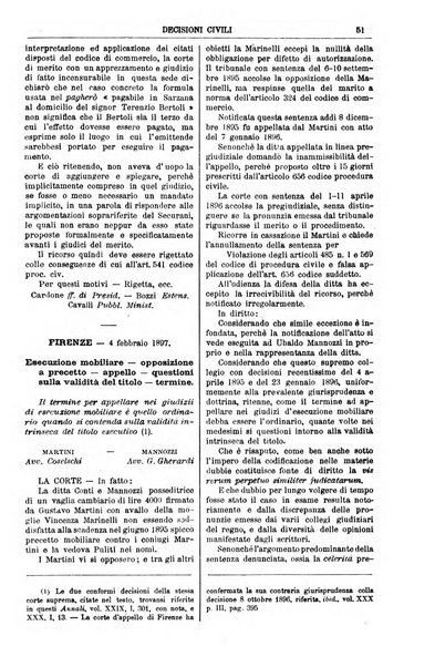 Annali della giurisprudenza italiana raccolta generale delle decisioni delle Corti di cassazione e d'appello in materia civile, criminale, commerciale, di diritto pubblico e amministrativo, e di procedura civile e penale