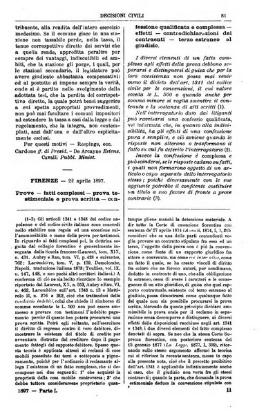 Annali della giurisprudenza italiana raccolta generale delle decisioni delle Corti di cassazione e d'appello in materia civile, criminale, commerciale, di diritto pubblico e amministrativo, e di procedura civile e penale