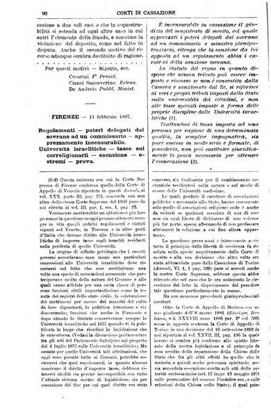 Annali della giurisprudenza italiana raccolta generale delle decisioni delle Corti di cassazione e d'appello in materia civile, criminale, commerciale, di diritto pubblico e amministrativo, e di procedura civile e penale