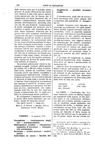 Annali della giurisprudenza italiana raccolta generale delle decisioni delle Corti di cassazione e d'appello in materia civile, criminale, commerciale, di diritto pubblico e amministrativo, e di procedura civile e penale