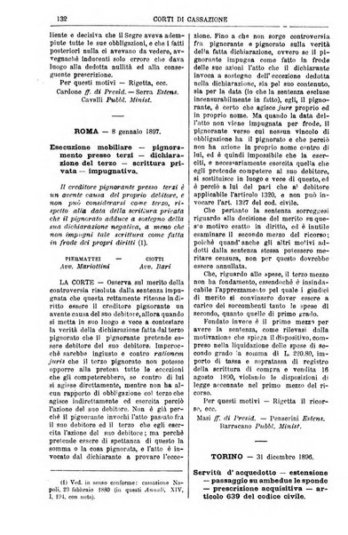 Annali della giurisprudenza italiana raccolta generale delle decisioni delle Corti di cassazione e d'appello in materia civile, criminale, commerciale, di diritto pubblico e amministrativo, e di procedura civile e penale