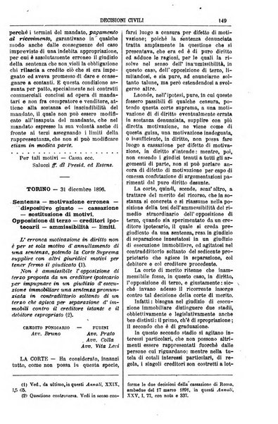 Annali della giurisprudenza italiana raccolta generale delle decisioni delle Corti di cassazione e d'appello in materia civile, criminale, commerciale, di diritto pubblico e amministrativo, e di procedura civile e penale