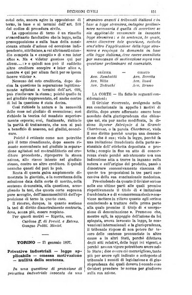 Annali della giurisprudenza italiana raccolta generale delle decisioni delle Corti di cassazione e d'appello in materia civile, criminale, commerciale, di diritto pubblico e amministrativo, e di procedura civile e penale