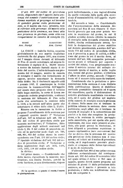 Annali della giurisprudenza italiana raccolta generale delle decisioni delle Corti di cassazione e d'appello in materia civile, criminale, commerciale, di diritto pubblico e amministrativo, e di procedura civile e penale