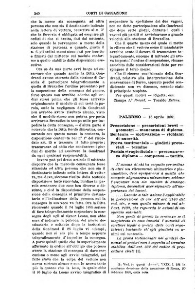 Annali della giurisprudenza italiana raccolta generale delle decisioni delle Corti di cassazione e d'appello in materia civile, criminale, commerciale, di diritto pubblico e amministrativo, e di procedura civile e penale