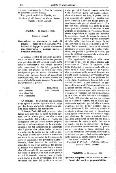 Annali della giurisprudenza italiana raccolta generale delle decisioni delle Corti di cassazione e d'appello in materia civile, criminale, commerciale, di diritto pubblico e amministrativo, e di procedura civile e penale