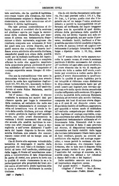 Annali della giurisprudenza italiana raccolta generale delle decisioni delle Corti di cassazione e d'appello in materia civile, criminale, commerciale, di diritto pubblico e amministrativo, e di procedura civile e penale