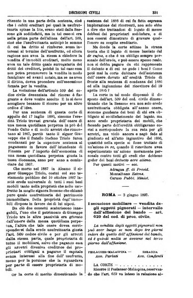 Annali della giurisprudenza italiana raccolta generale delle decisioni delle Corti di cassazione e d'appello in materia civile, criminale, commerciale, di diritto pubblico e amministrativo, e di procedura civile e penale