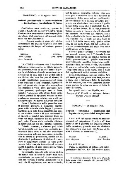 Annali della giurisprudenza italiana raccolta generale delle decisioni delle Corti di cassazione e d'appello in materia civile, criminale, commerciale, di diritto pubblico e amministrativo, e di procedura civile e penale