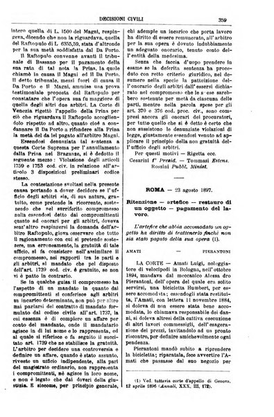 Annali della giurisprudenza italiana raccolta generale delle decisioni delle Corti di cassazione e d'appello in materia civile, criminale, commerciale, di diritto pubblico e amministrativo, e di procedura civile e penale