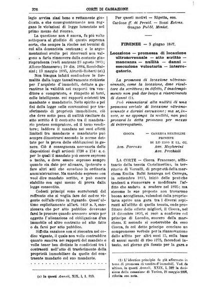 Annali della giurisprudenza italiana raccolta generale delle decisioni delle Corti di cassazione e d'appello in materia civile, criminale, commerciale, di diritto pubblico e amministrativo, e di procedura civile e penale