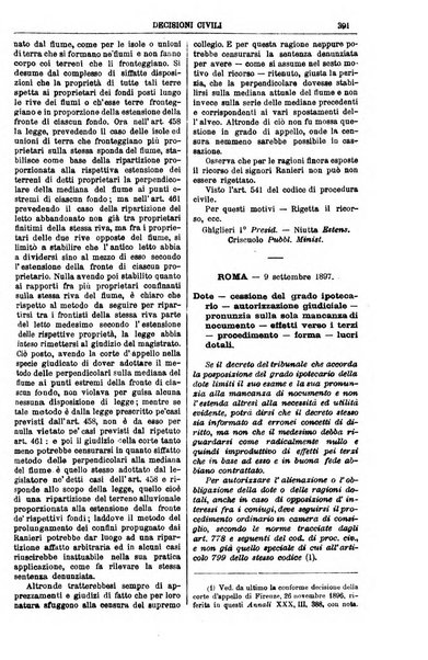 Annali della giurisprudenza italiana raccolta generale delle decisioni delle Corti di cassazione e d'appello in materia civile, criminale, commerciale, di diritto pubblico e amministrativo, e di procedura civile e penale