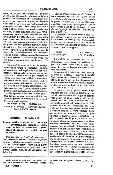 Annali della giurisprudenza italiana raccolta generale delle decisioni delle Corti di cassazione e d'appello in materia civile, criminale, commerciale, di diritto pubblico e amministrativo, e di procedura civile e penale