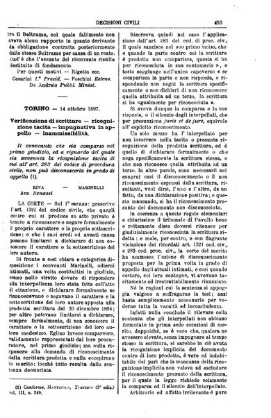 Annali della giurisprudenza italiana raccolta generale delle decisioni delle Corti di cassazione e d'appello in materia civile, criminale, commerciale, di diritto pubblico e amministrativo, e di procedura civile e penale