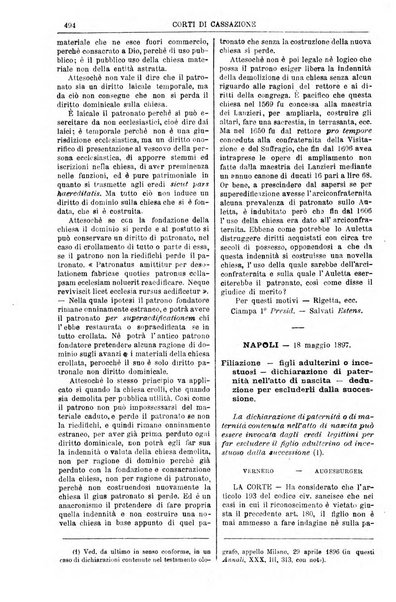 Annali della giurisprudenza italiana raccolta generale delle decisioni delle Corti di cassazione e d'appello in materia civile, criminale, commerciale, di diritto pubblico e amministrativo, e di procedura civile e penale