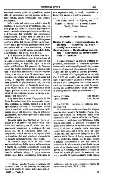 Annali della giurisprudenza italiana raccolta generale delle decisioni delle Corti di cassazione e d'appello in materia civile, criminale, commerciale, di diritto pubblico e amministrativo, e di procedura civile e penale