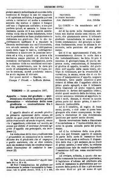 Annali della giurisprudenza italiana raccolta generale delle decisioni delle Corti di cassazione e d'appello in materia civile, criminale, commerciale, di diritto pubblico e amministrativo, e di procedura civile e penale