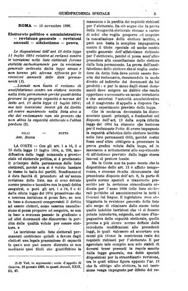 Annali della giurisprudenza italiana raccolta generale delle decisioni delle Corti di cassazione e d'appello in materia civile, criminale, commerciale, di diritto pubblico e amministrativo, e di procedura civile e penale