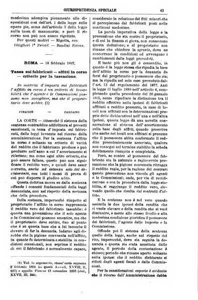 Annali della giurisprudenza italiana raccolta generale delle decisioni delle Corti di cassazione e d'appello in materia civile, criminale, commerciale, di diritto pubblico e amministrativo, e di procedura civile e penale