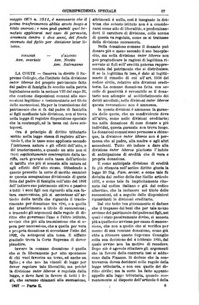 Annali della giurisprudenza italiana raccolta generale delle decisioni delle Corti di cassazione e d'appello in materia civile, criminale, commerciale, di diritto pubblico e amministrativo, e di procedura civile e penale